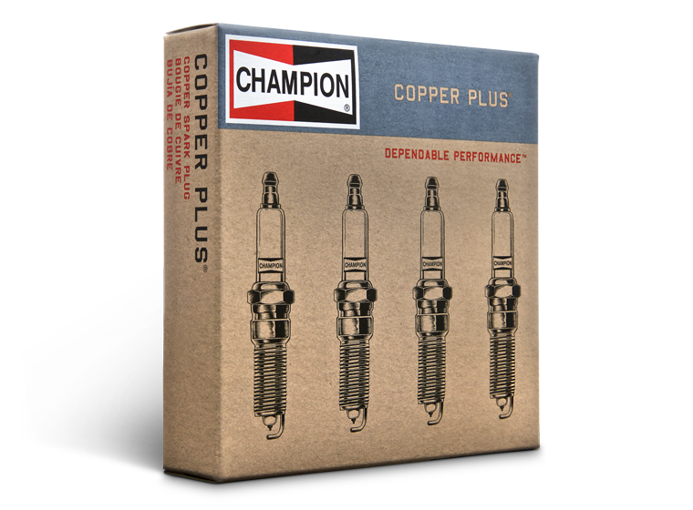 Champion Copper Plus Spark Plug package view Copper Plus Spark Plug by champion
